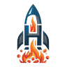 ROCKET-H raķetes logo